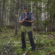 Skogsförvaltare. Foto: Staffan Mattsson